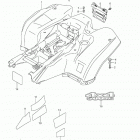 LT-A500X,Z Rear fender (lt-a500xl3 e28)