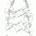 GRIZZLY 350 2WD YFM350TER/YFM350TEG/YFM350TEL Передняя подвеска колес