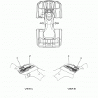 GRIZZLY 350 4WD YFM350DER/YFM350DEG/YFM350DEL Наклейки