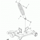 GRIZZLY 350 4WD YFM350DER/YFM350DEG/YFM350DEL Задняя подвеска