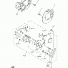 GRIZZLY 350 4WD YFM350DER/YFM350DEG/YFM350DEL Передний тормозной суппорт