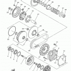 GRIZZLY 550 FI EPS YFM550PER/YFM550PEG/YFM550PEL Сцепление