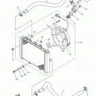 GRIZZLY 700 FI 4WD YFM700DEL/YFM700DEG Радиатор и Патрубки