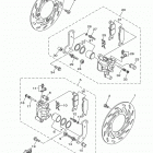 GRIZZLY 700 FI 4WD YFM700DEL/YFM700DEG Передний тормозной суппорт