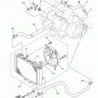 GRIZZLY 450 4WD YFM45FGDL/YFM45FGDGR Радиатор и Патрубки