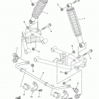 GRIZZLY 450 4WD YFM45FGDL/YFM45FGDGR Задняя подвеска