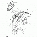 RAPTOR 125 YFM125RDW/YFM125RDL Переднее крыло