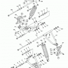RAPTOR 125 YFM125RDW/YFM125RDL Передняя подвеска колес