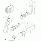 LT-A750X,Z KINGQUAD 750AXi Cooling duct