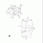 LT-F400 KingQuad Front lamp housing