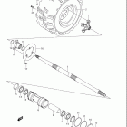 LT R450 QuadRacer R450 Right rear wheel (model k6 / k7)