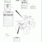 LT Z250 QUADSPORT Z250 Наклейки