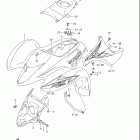 LT Z250 QUADSPORT Z250 Front fender (model k8)