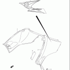 LT Z400 QUADSPORT Z400 БОКОВАЯ КРЫШКА