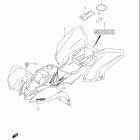LT Z50 QuadSport Z50 Frame center cover (model k8)