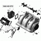 RXT-X aS 260 & RS Впускной коллектор и корпус дроссельной заслонки