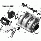 RXT 260 (RS) (17CA, 17CB) Впускной коллектор и корпус дроссельной заслонки
