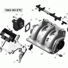 RXT 260 (RS) (17CS) Впускной коллектор и корпус дроссельной заслонки