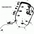 WAKE PRO 215 (1503 SCIC ETC) Жгут проводов двигателя