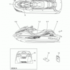 WAVERUNNER FZR GX1800M Наклейки