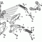 CBR1000RA Подножки