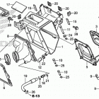 CRF125F Воздухозаборник