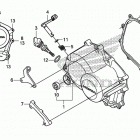 CRF125F Крышка картера правая