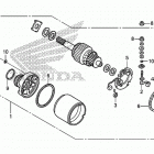 CRF150F ПУСКОВОЙ ЭЛЕКТРОДВИГАТЕЛЬ