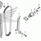 CRF150RB Цепь ГРМ и натяжитель