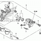 CRF150RB Задний тормозной суппорт