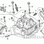 CRF450R Головка цилиндра (2)
