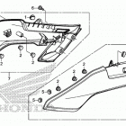 VFR800F БОКОВАЯ КРЫШКА