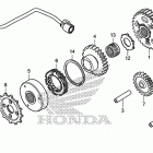 VFR800FD Муфта стартера