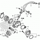 VT1300CR Intake manifold@injector