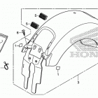 VT1300CR Rear fender (1)