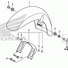 VT1300CR Front fender (1)