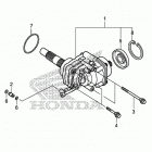 VT1300CRA Side gear case