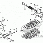 VT1300CT Подножки для ног