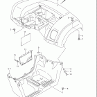 LT F400 EIGER 4X2 MANUAL Заднее крыло (модель K3)