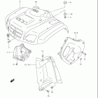 LT F400 EIGER 4X2 MANUAL Front fender (model k5 / k6 / k7)