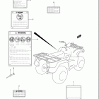 LT F400F EIGER 4X4 MANUAL Label (model k3)