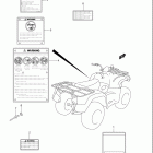 LT F400F EIGER 4X4 MANUAL Label (model k4 / k5 / k6 / k7)
