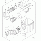 LT F500F VINSON 4x4 MANUAL Воздухозаборник