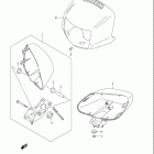 LT F500F VINSON 4x4 MANUAL Headlamp housing (model k7)