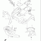 LT F500F VINSON 4x4 MANUAL Front fender (model k5)