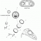 N14CCC/CCV/TCA CHIEF CLASSIC/CHIEF VINTAGE/CHIEFTAIN ALL OPTIONS Electrical, instrument cluster - n14ccc  /  ccv all opti...
