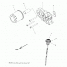 N14CCC/CCV/TCA CHIEF CLASSIC/CHIEF VINTAGE/CHIEFTAIN ALL OPTIONS Engine, oil filter  /  adaptor, and dipstick - n14ccc  /...