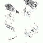 N14CCC/CCV/TCA CHIEF CLASSIC/CHIEF VINTAGE/CHIEFTAIN ALL OPTIONS Drive train, shift forks and drum - n14ccc  /  ccv  /  t...