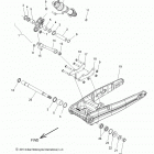 N14CCC/CCV/TCA CHIEF CLASSIC/CHIEF VINTAGE/CHIEFTAIN ALL OPTIONS Suspension, rear asm., swing arm and shock - n14ccc  /  ...