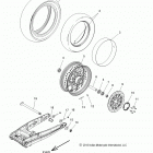 N14CCC/CCV/TCA CHIEF CLASSIC/CHIEF VINTAGE/CHIEFTAIN ALL OPTIONS Wheel, rear, chief classic  /  chief vintage - n14ccc  /...